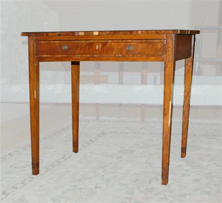 Appraisal: Continental Inlaid Mahogany Writing Table Estimate -