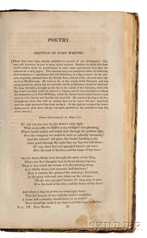 Appraisal: The Analectic Magazine Volume IV Philadelphia Moses Thomas Octavo containing