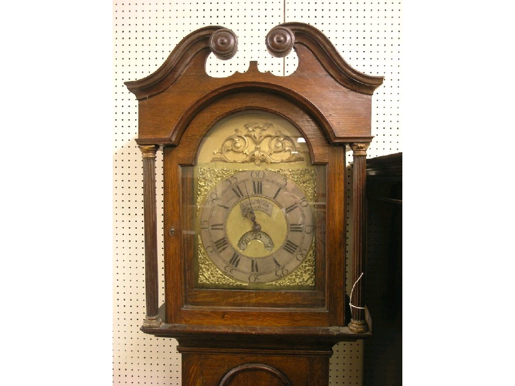 Appraisal: An th century oak thirty-hour longcase clock by John Wyld