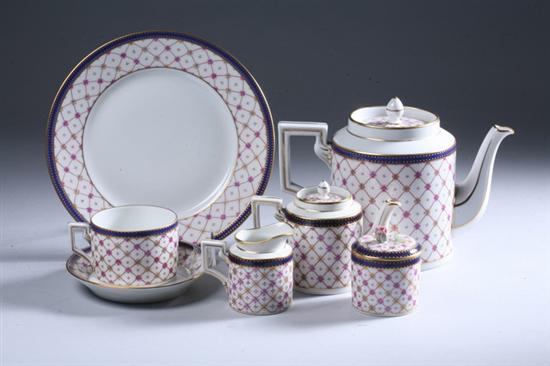 Appraisal: -PIECE RICHARD GINORI PORCELAIN LUNCHEON SERVICE Service for twelve including