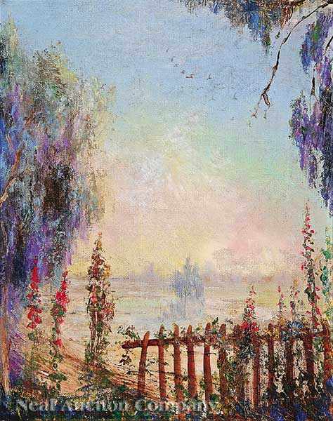 Appraisal: William Posey Silva American - Garden of Dreams View at