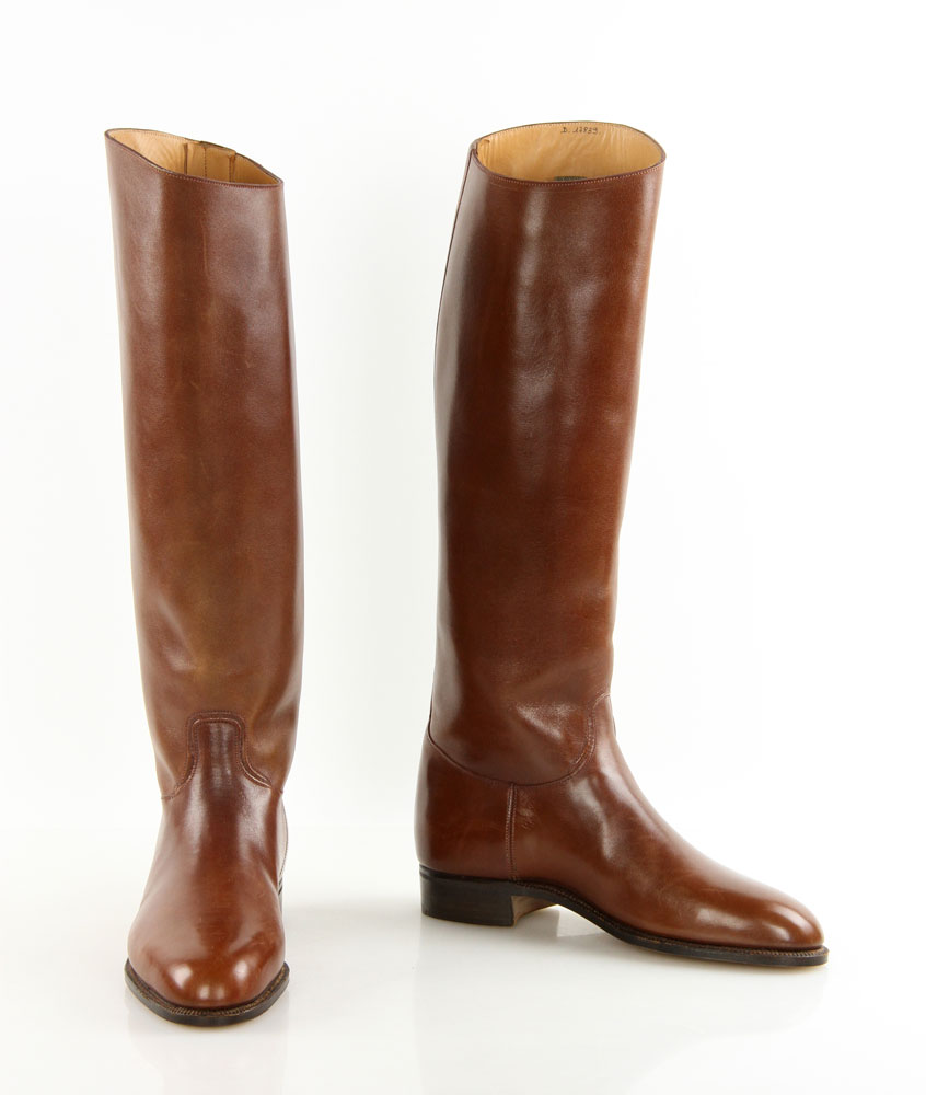 Appraisal: - John Lobb Leather Riding Boots John Lobb riding boots