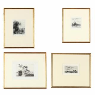 Appraisal: Group of th etchings to include two works by Charles