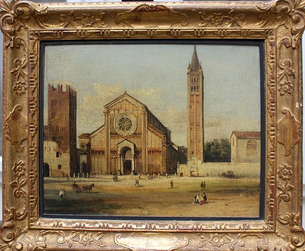 Appraisal: Giacomo Guardi - -attributed Giacomo Guardi - -attributed Sant Zeno