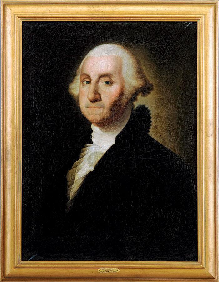 Appraisal: RARE CHINA TRADE PORTRAIT OF GEORGE WASHINGTON AFTER GILBERT STUART