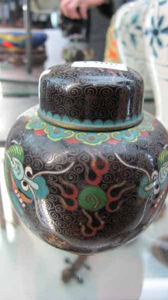 Appraisal: CHINESE CLOISONNE GINGER JAR