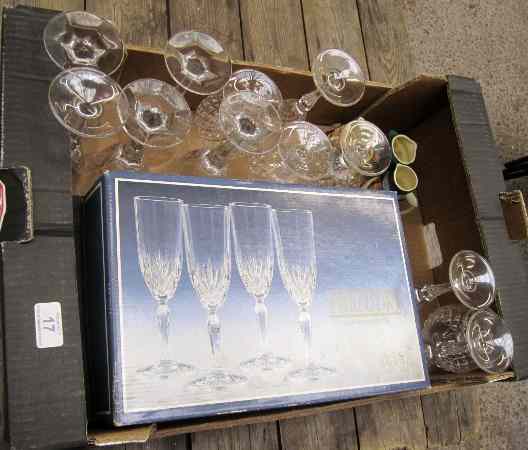 Appraisal: A collection of Lead Crystal Glasses and Royal Doulton Fruit