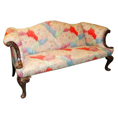 Appraisal: George III Style Mahogany Settee Estimate nbsp nbsp nbsp -