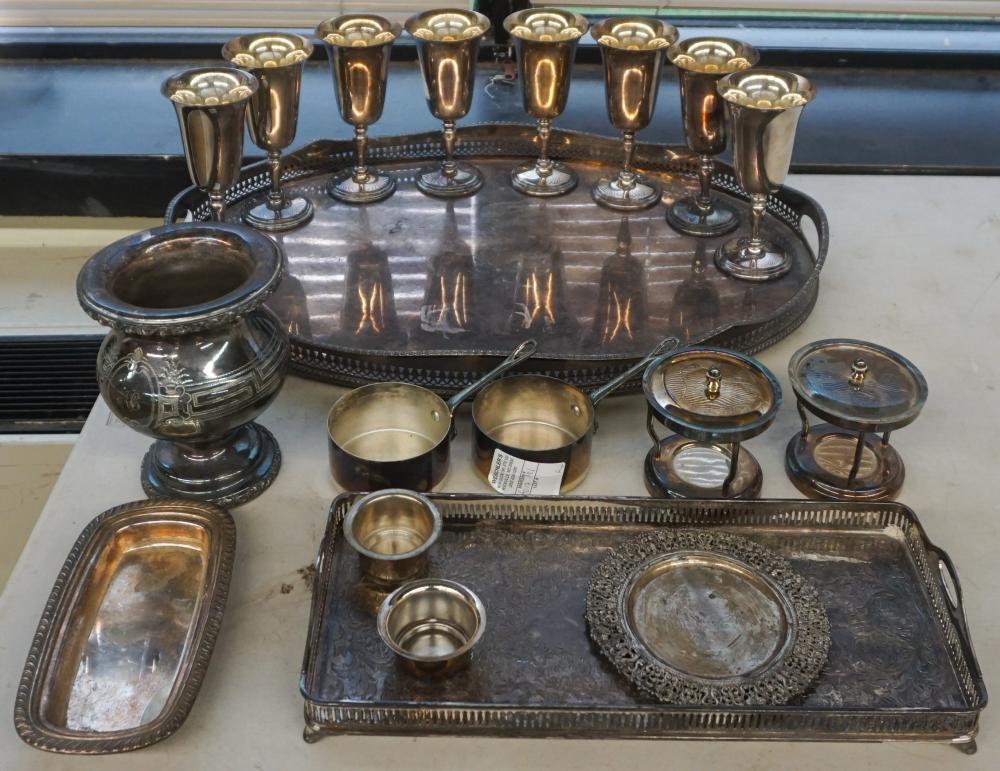 Appraisal: Collection of Assorted Silverplate Table Articles