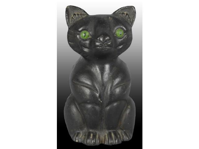 Appraisal: Black Cat Cast Iron Doorstop Description Full-figure Condition EXCELLENT Size