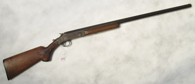 Appraisal: HARRINGTON RICHARDSON MODEL SINGLE SHOT SHOTGUN gauge solid rib barrel