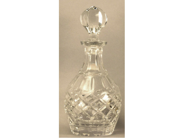 Appraisal: Fine lead crystal whiskey decanter marked Gorham on the bottom