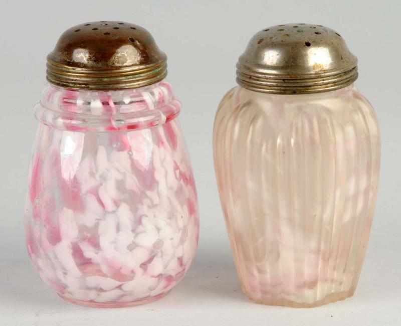 Appraisal: Lot of Victorian Art Glass Sugar Shakers Description Includes one