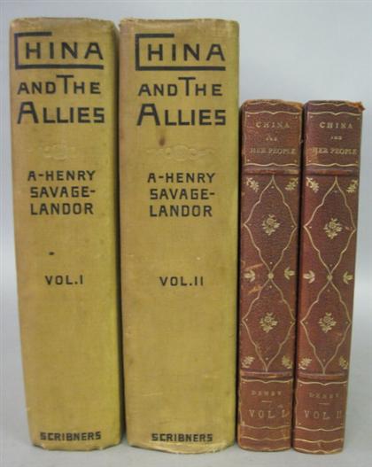 Appraisal: vols Early th Century Books on China Landor A Henry