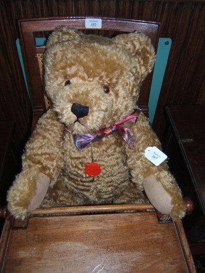 Appraisal: A large Hermann teddy bear with growler high ear to