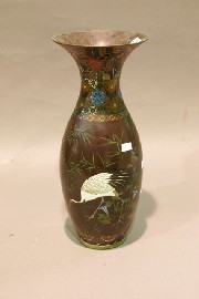 Appraisal: A large cloisonne vase