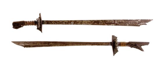 Appraisal: Two Campillian swords possibly from the Phillipines late th century