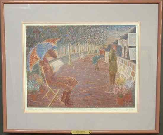 Appraisal: Framed and matted artist proof number of by John Leslie