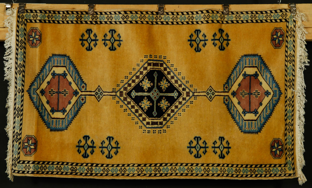 Appraisal: - Kazak Carpet Kazak carpet ' x ' Provenance From