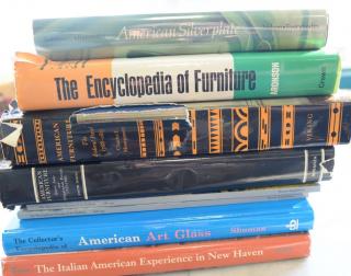 Appraisal: Six boxes of coffee table and reference books including Tiffany