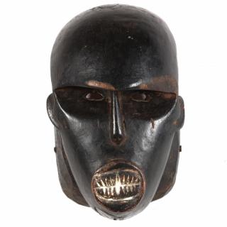 Appraisal: Ivory Coast Baule Gorilla Mask black painted carved wood with