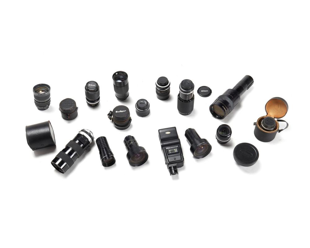 Appraisal: A group of assorted camera lenses Late th early st