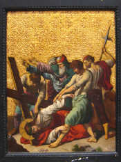 Appraisal: Stations of the Cross Station nine Jesus Falls Under the