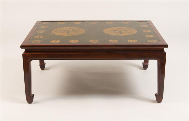 Appraisal: Chinese Painted and Hardwood Low Table x x in Provenance