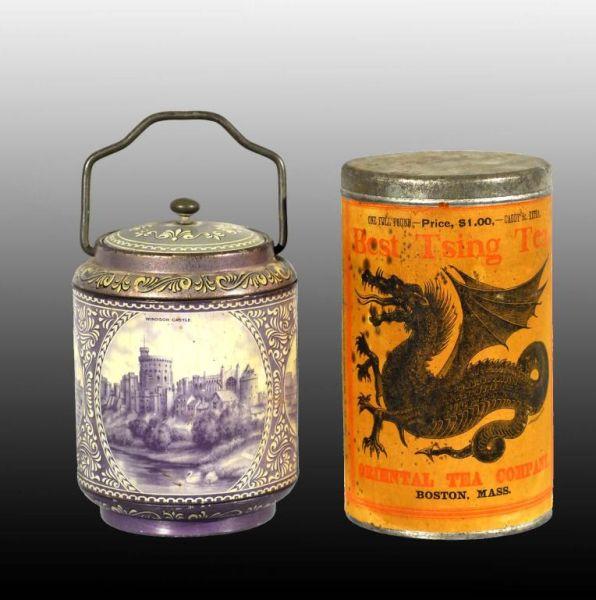 Appraisal: Lot of Miscellaneous Tins Description Best Tasting Tea by the