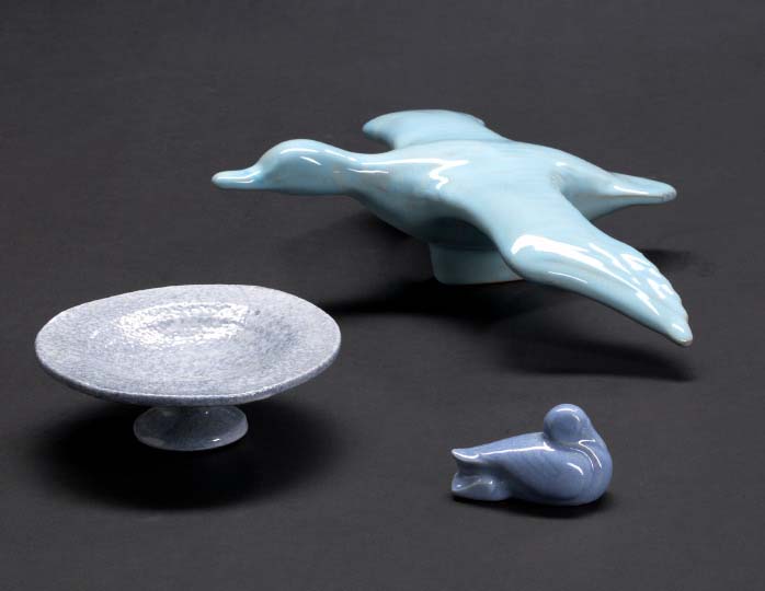 Appraisal: Shearwater Pottery Duck ca an early example by James McConnell