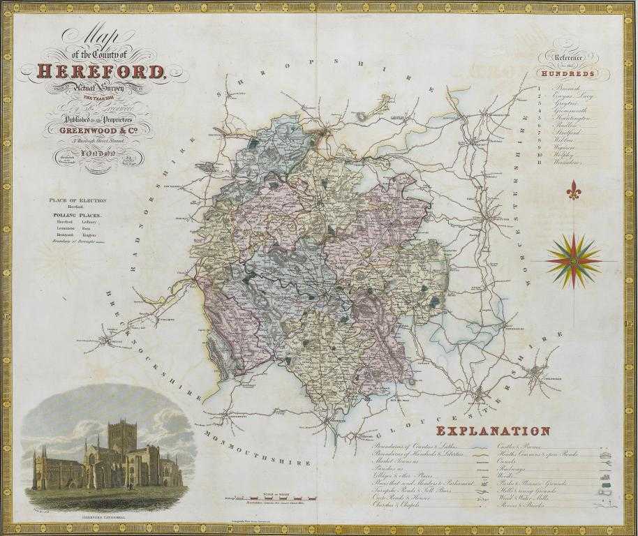 Appraisal: GREENWOOD C J MAP OF THE COUNTY OF BEDFORD WESTMORLAND