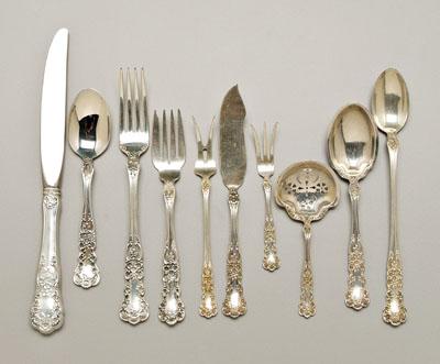 Appraisal: Gorham Buttercup sterling flatware pieces no monograms oz T excluding