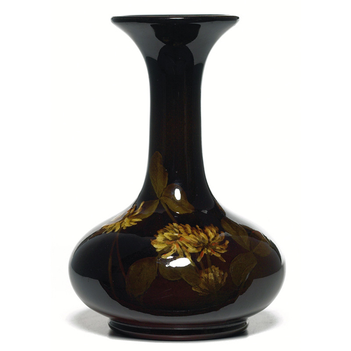 Appraisal: Rookwood vase Standard glaze with a clover design done by