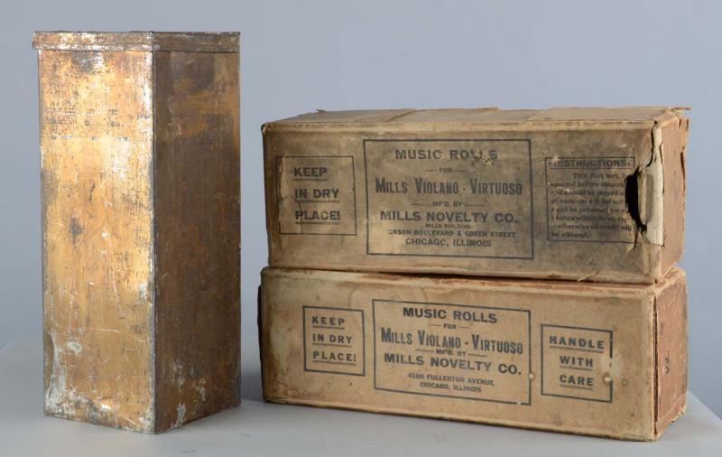 Appraisal: Lot Of Mills Violano Piano Rolls In Box The -