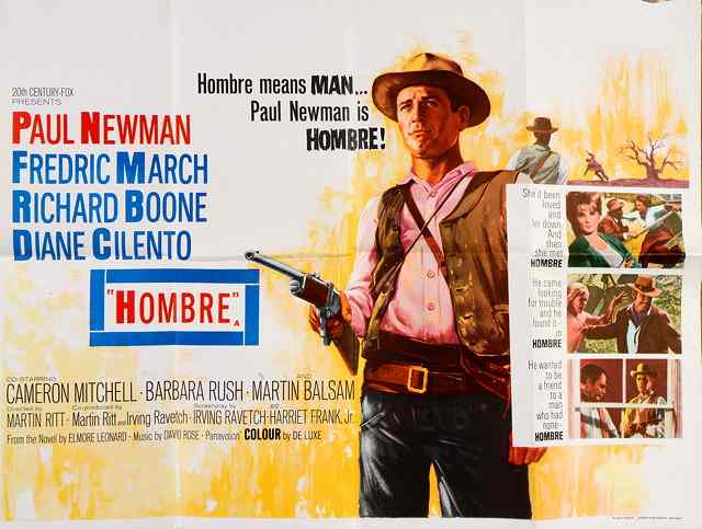 Appraisal: HOMBRE th Century Fox western starring Paul Newman British quad