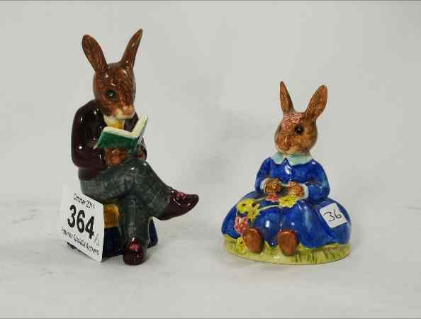 Appraisal: Royal Doulton Bunnykins Figures Daisie DB and Grandpas Story DB