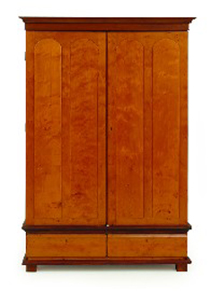 Appraisal: A MID TH CENTURY HUON PINE AND CEDAR WARDROBE