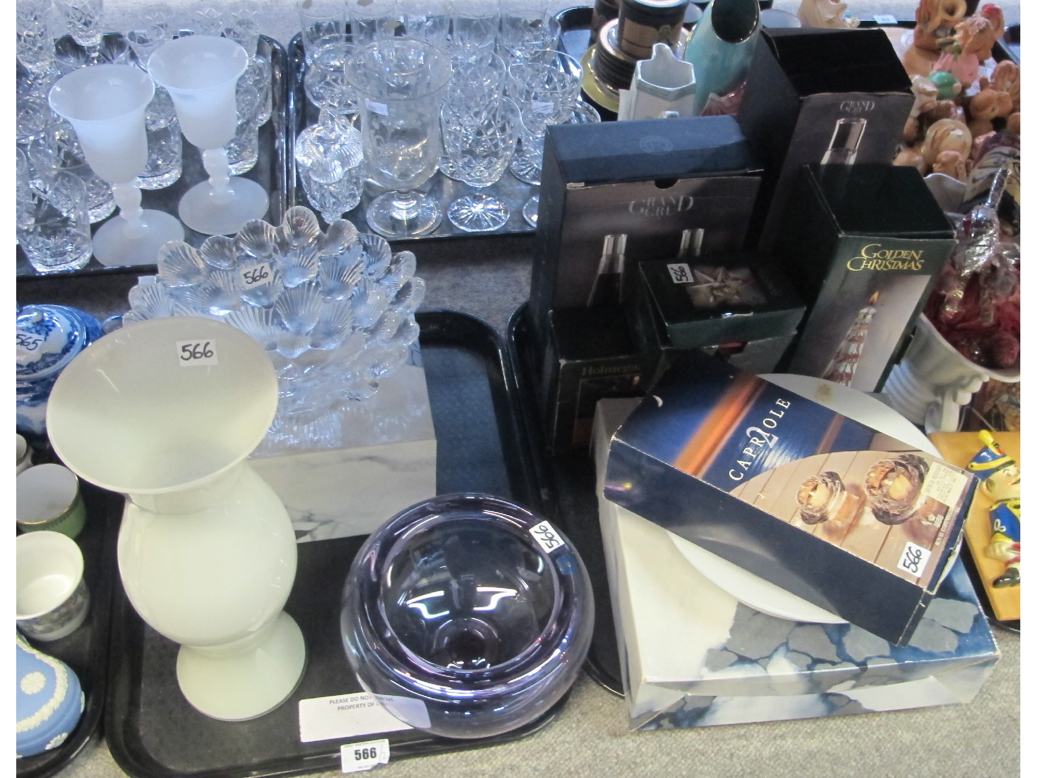 Appraisal: Assorted glassware including Holmegaard Royal Copenhagen Bing Grondahl etc