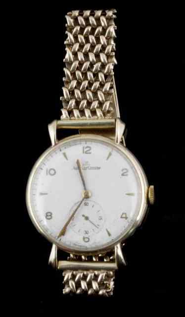 Appraisal: A gentleman's Jaeger Le Coultre wristwatch ct gold cased with