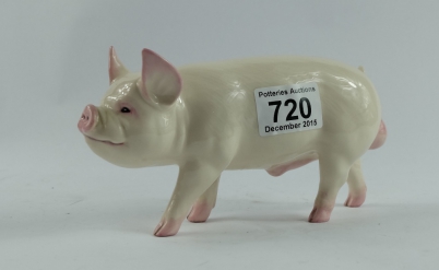 Appraisal: Beswick middle white boar seconds