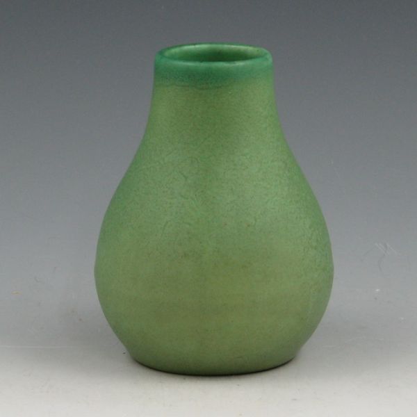 Appraisal: Rookwood matte green cabinet vase from Marked with Rookwood logo