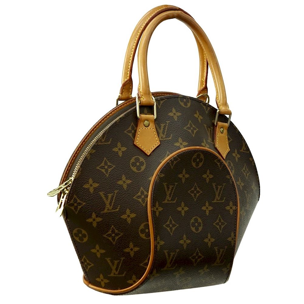 Appraisal: Louis Vuitton Brown Canvas Monogram Ellipse PM Bag Louis Vuitton