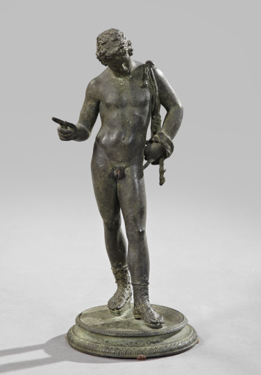 Appraisal: Italian Grand Tour Patinated Bronze Figure of Apollo fourth quarter