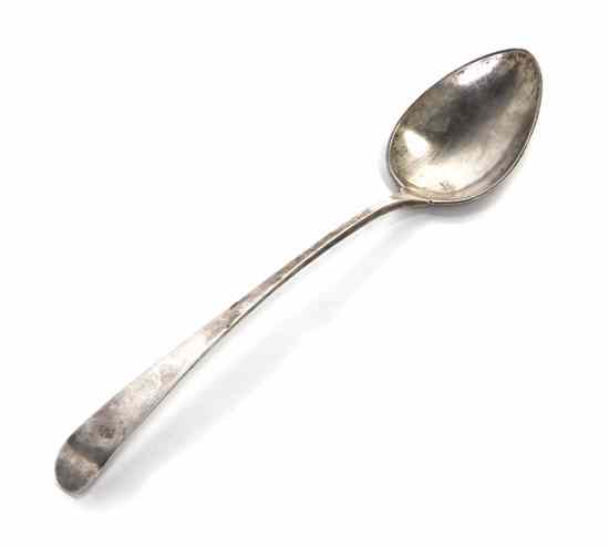 Appraisal: An American Arts and Crafts Sterling Silver Serving Spoon Katherine