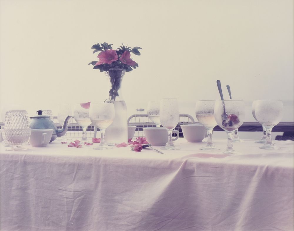 Appraisal: JOEL MEYEROWITZ American b A PHOTOGRAPH The Table JOEL MEYEROWITZ