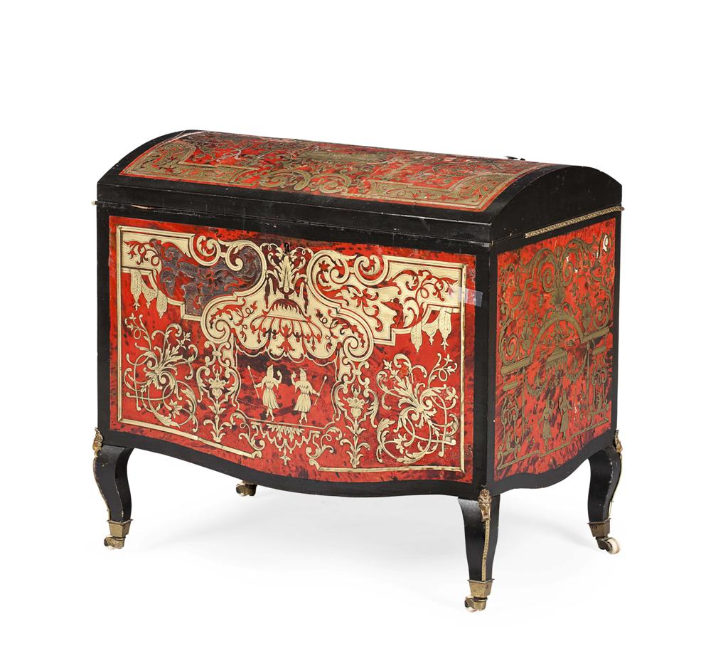 Appraisal: YNAPOLEON III EBONISED AND BOULLE MARQUETRY CHEST TH CENTURY in