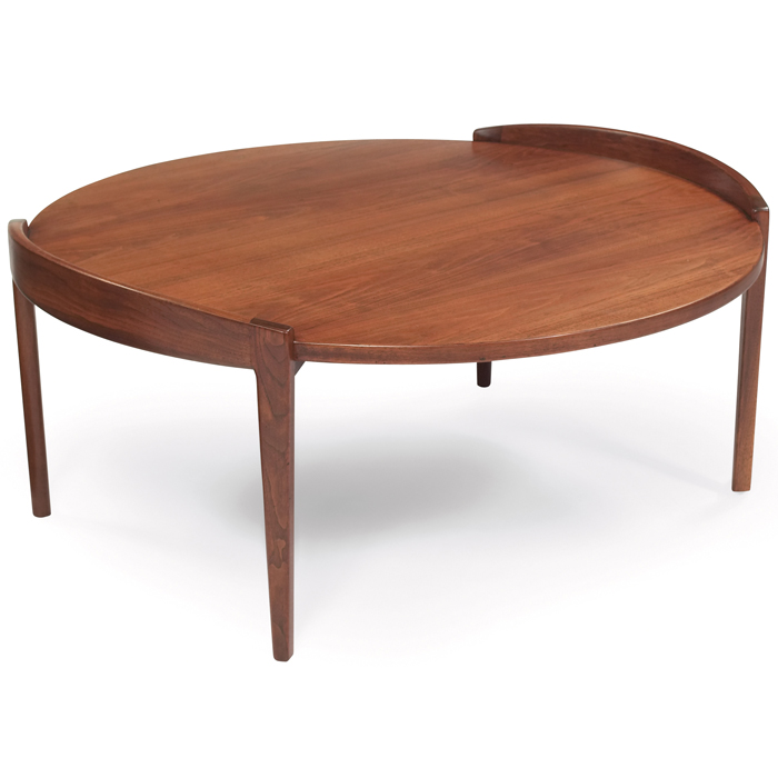 Appraisal: Jens Risom coffee table by Jens Risom Design Inc walnut