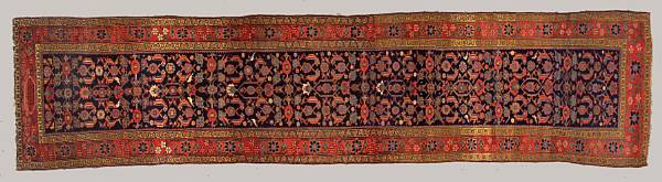 Appraisal: A Malayer runner Central Persia circa size approximately ft in