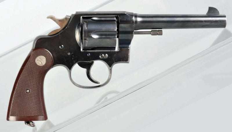 Appraisal: Colt New Service Model Revolver Description Serial Cal GA long