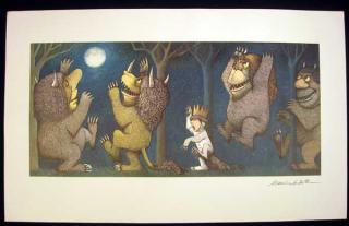 Appraisal: Maurice Sendak WILD THINGS ILLUSTRATED POSTER Max Where The Wild